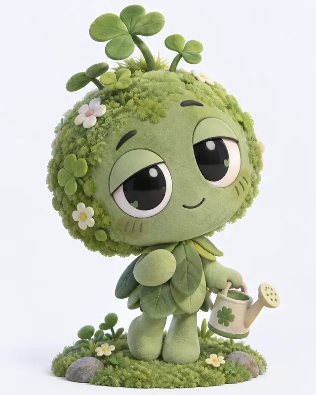 Mossy, an original Dandy's World character