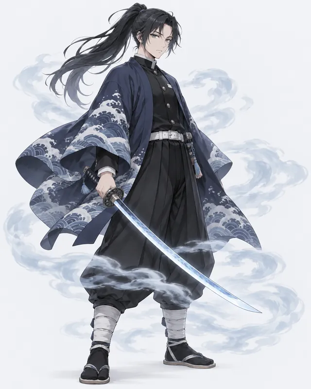 Shion Tsukimura, an original Demon Slayer (Kimetsu no Yaiba) character