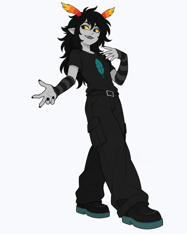 Kalyse Morvid, an original Homestuck character
