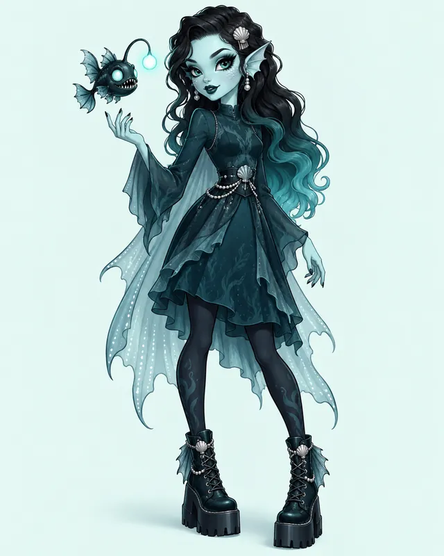 Coralie Drown, an original Monster High character
