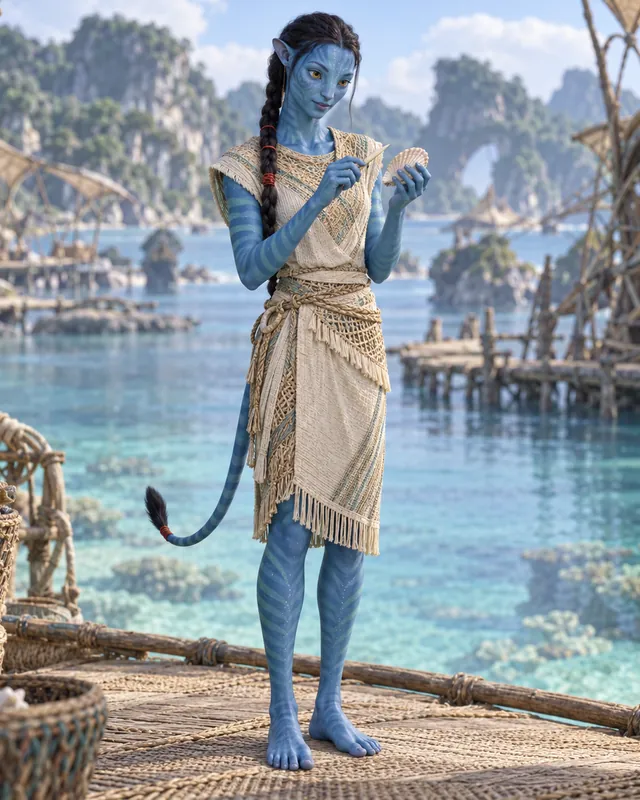 Kawnari, an original Avatar Na'vi character