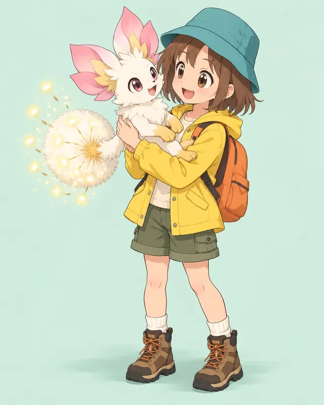Wren Calloway, an original Pokémon trainer character