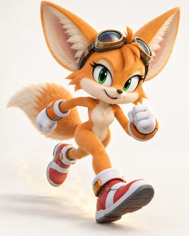 Sorrel the Fennec, an original Sonic the Hedgehog character