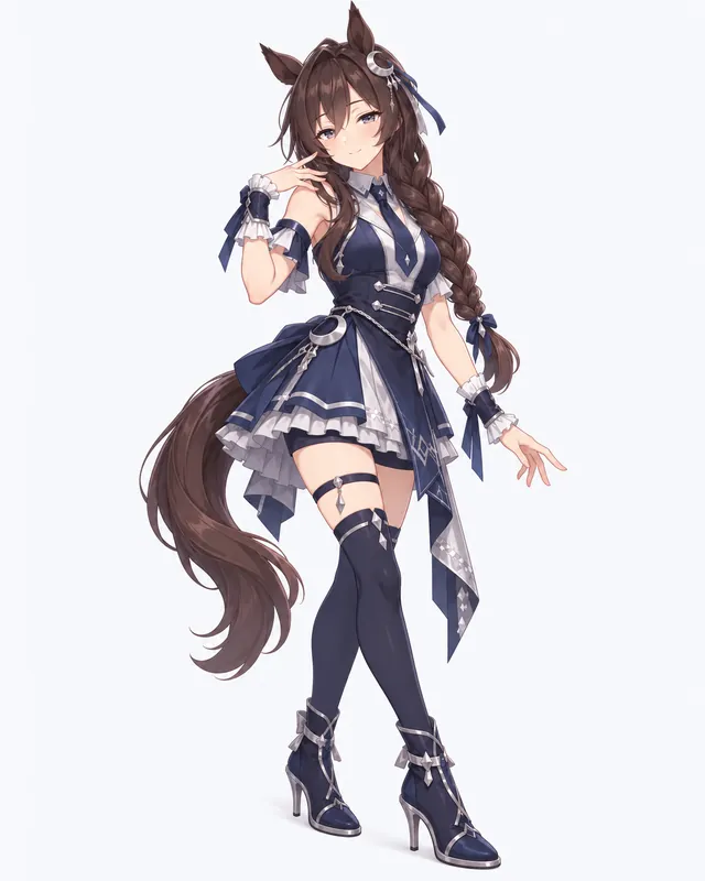 Midnight Reverie, an original Uma Musume Pretty Derby character