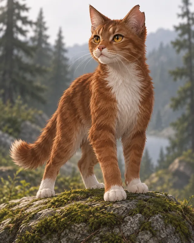 Flarepaw, an original Warrior Cats character